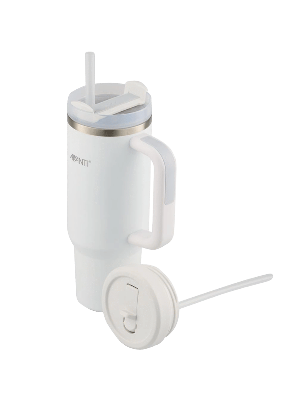 Avanti HydroQuench Insulated Tumbler With Two Lids (Snow White) - 1L by Avanti - ISBN: 9313803140943