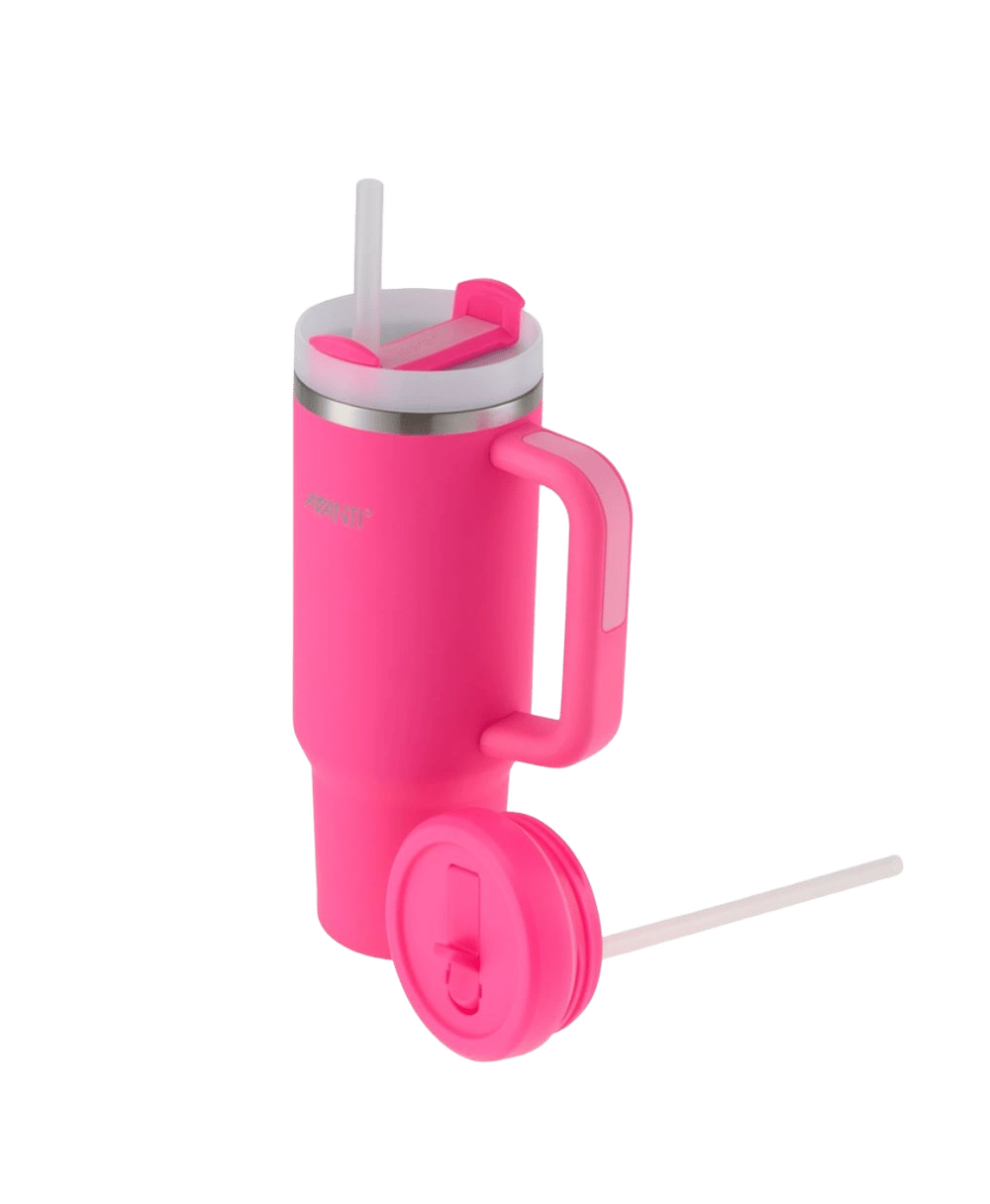 Avanti HydroQuench Insulated Tumbler With Two Lids (Neon Pink) - 1L by Avanti - ISBN: 9313803140967