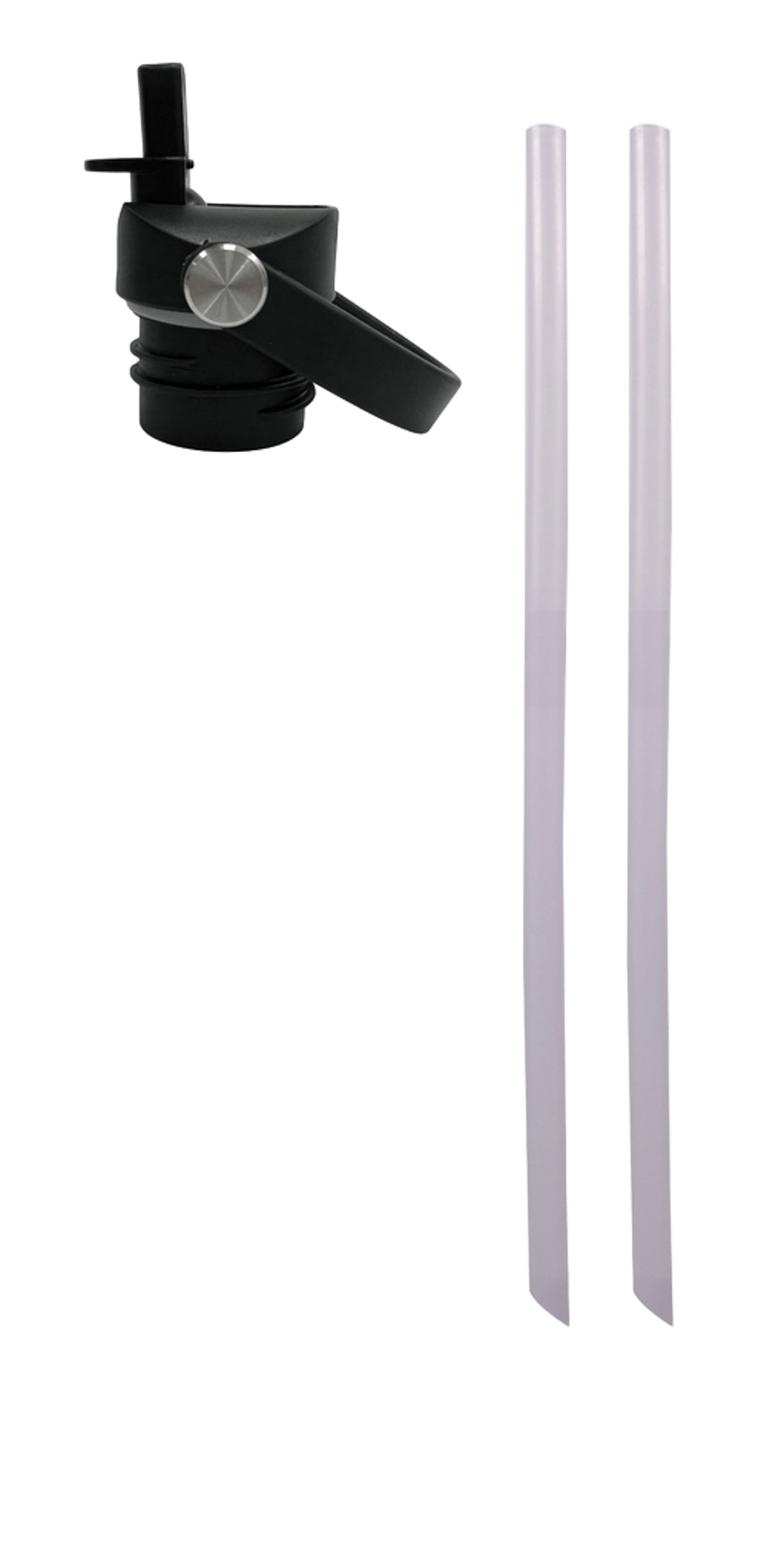 Avanti HydroPlus Spare Sipper Lid With Two Straws (Black) by Avanti - ISBN: 9313803141476