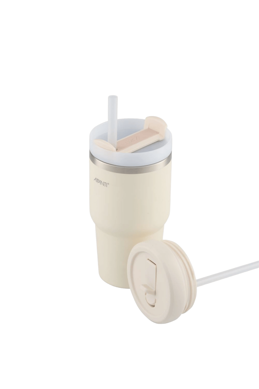Avanti HydroQuench Insulated Smoothie Tumbler With Two Lids (Sand Dune) - 550mL by Avanti - ISBN: 9313803143715