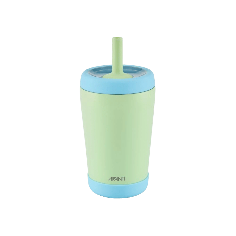 Avanti YumYum Insulated Tumbler with Silicone Straw and Bumper (Green/Blue) - 350mL by Avanti - ISBN: 9313803145146