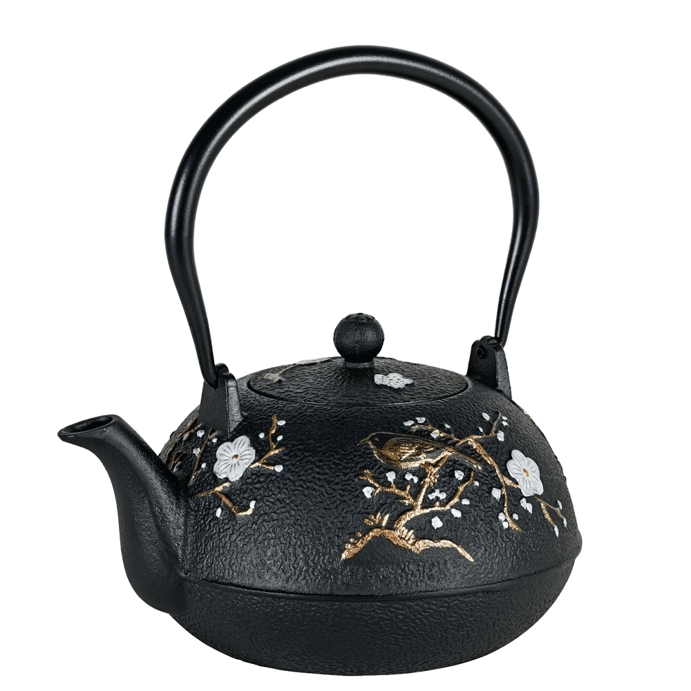 Avanti Cast Iron Cherry Blossom Teapot (Black) - 1.1 Litre by Avanti - ISBN: 9313803151970
