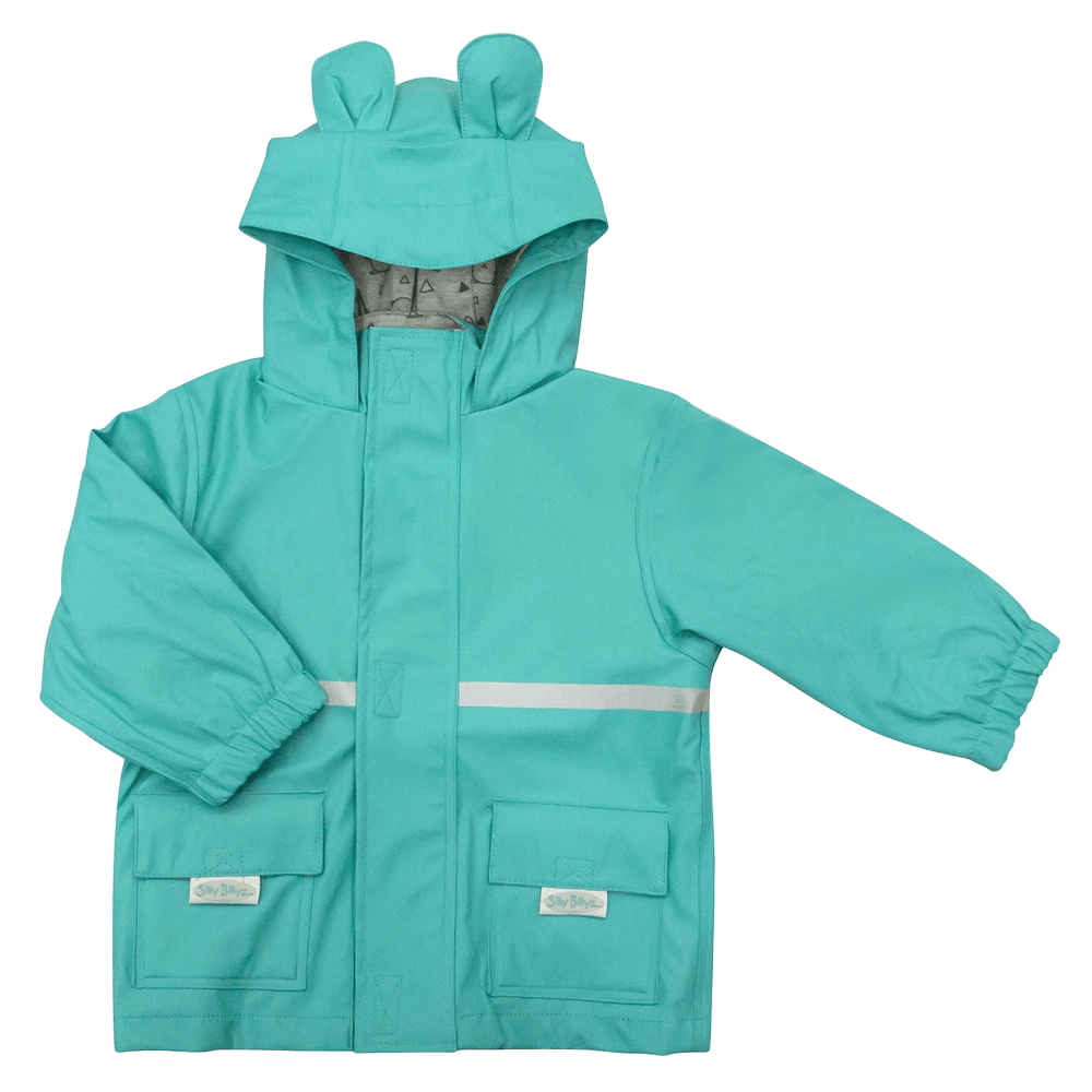 Silly Billyz Waterproof Jacket Hood (Aqua/Bear) - XL by Silly Billyz - ISBN: 9315455073570