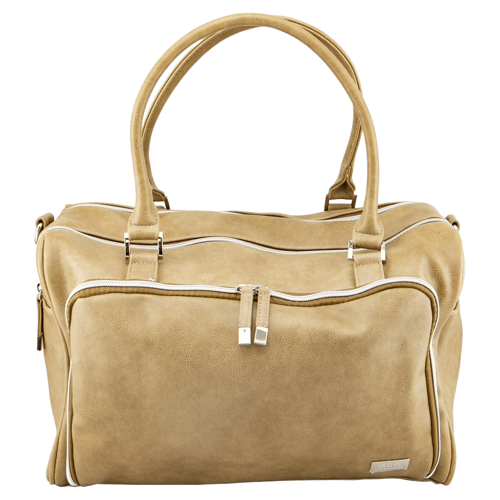 Isoki Double Zip Satchel Nappy Bag (Latte) by Isoki - ISBN: 9315455092427