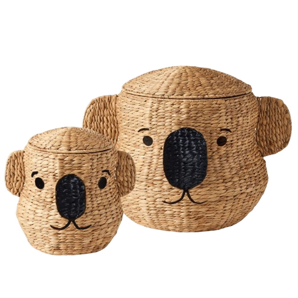 Jiggle and Giggle Koala Basket Storage Organiser, 2 Piece Set by Jiggle and Giggle - ISBN: 9315537090242