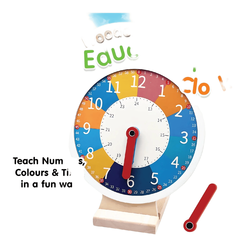 Magic Sensory Wooden Early Education Learning Clock by Magic Sensory - ISBN: 9350375019772