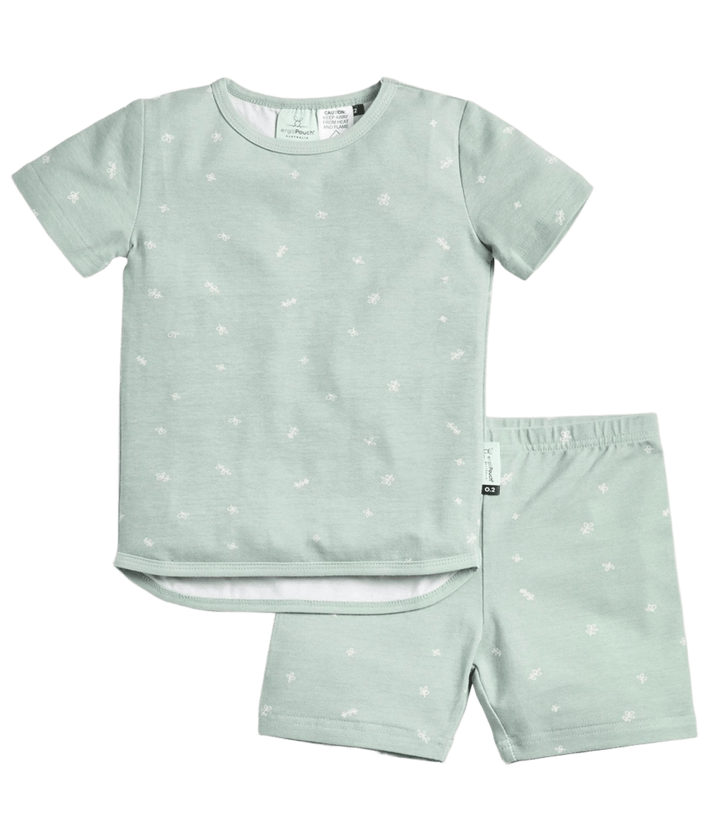 ergoPouch Short Sleeve 2 Piece Pyjamas, 0.2 Tog (Sage) - 4 Years by ergoPouch - ISBN: 9352240012079