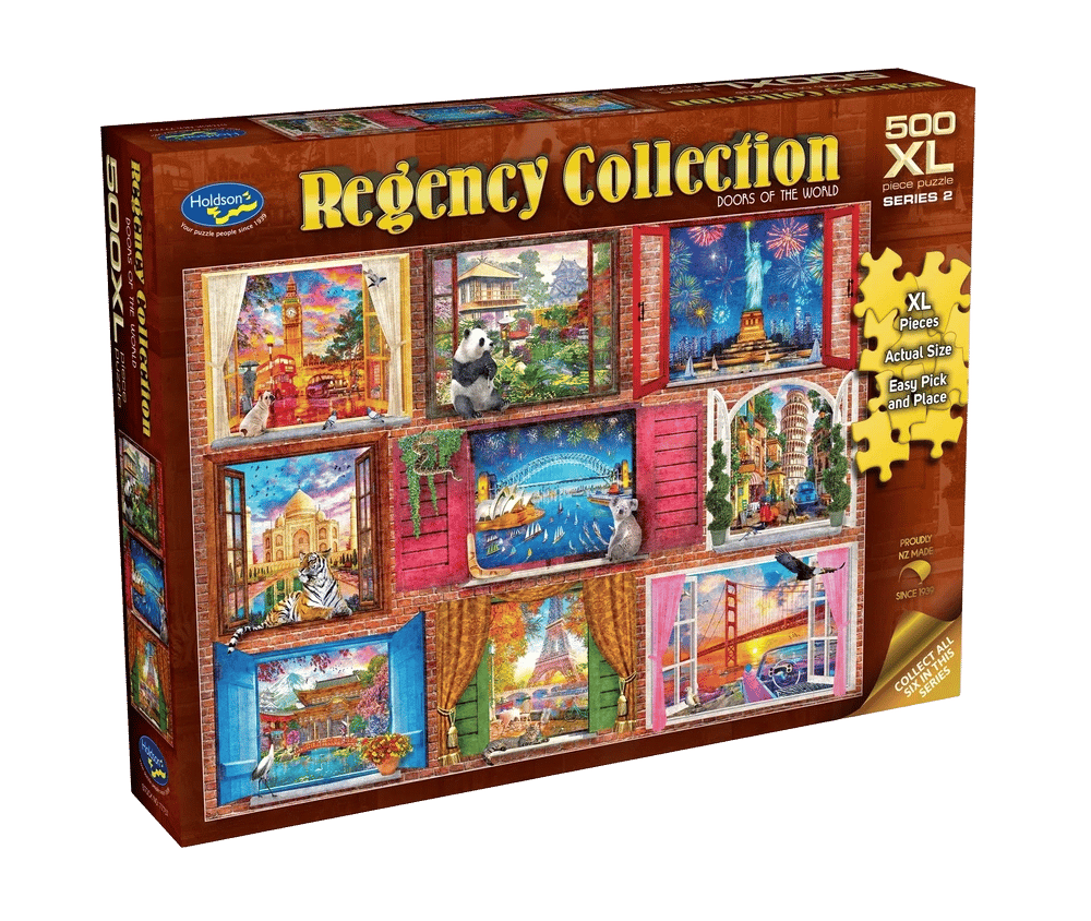 Holdson Regency Collection Series 2 - Doors of the World XL Jigsaw Puzzle, 500 Piece by Holdson - ISBN: 9414131777570