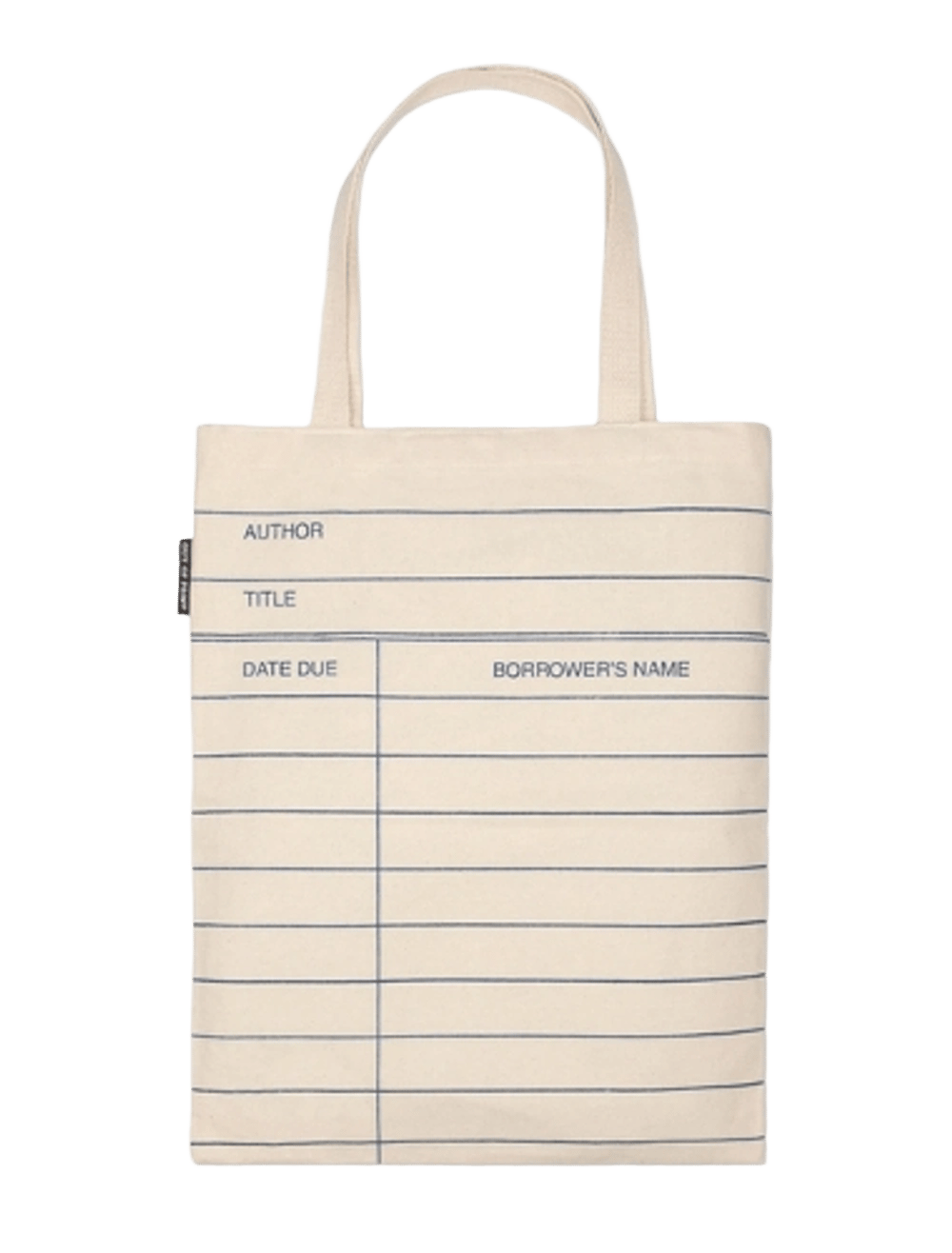 Out of Print Library Card (Natural) Tote Bag by Out of Print - ISBN: 9780593276433