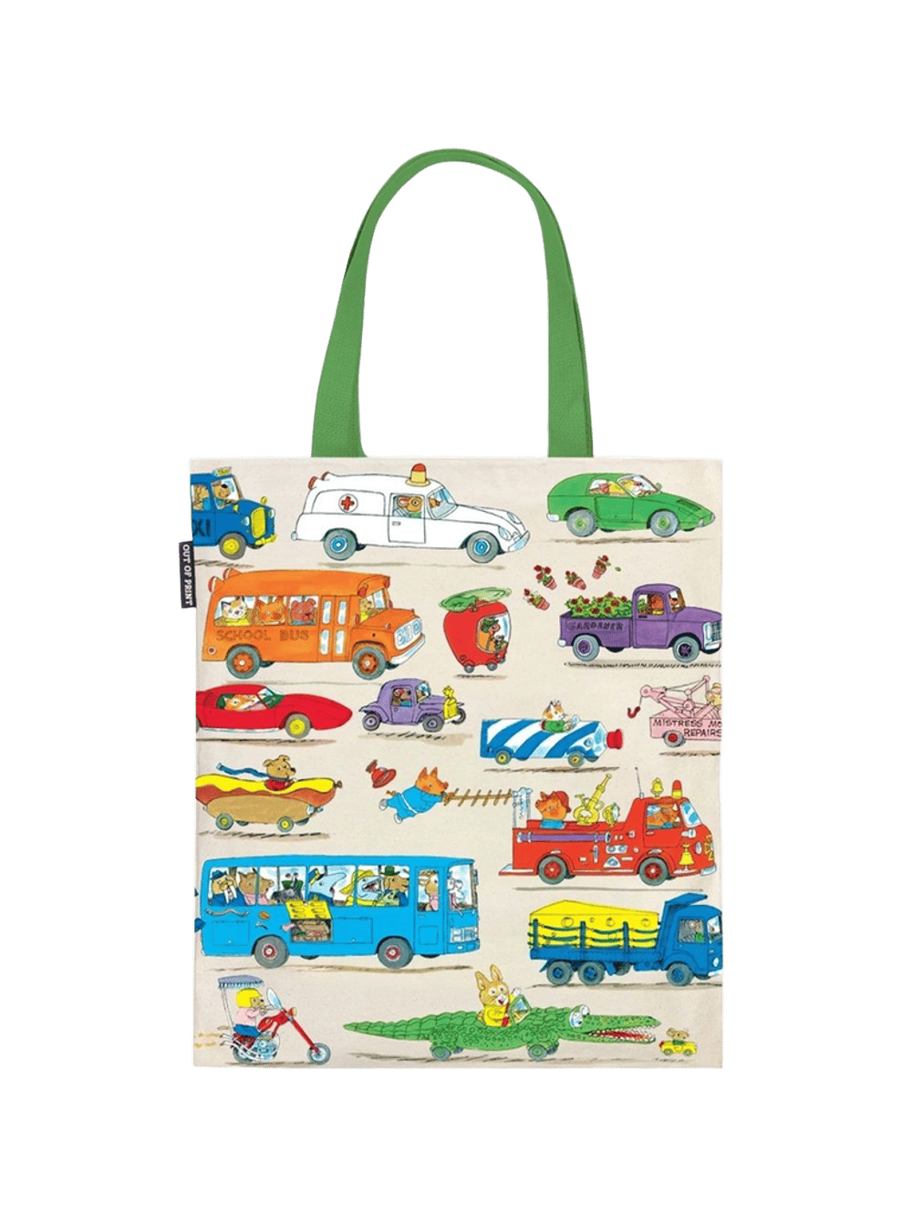 Out of Print Richard Scarry Cars and Trucks and Things that Go Tote Bag by Out of Print - ISBN: 9780593749418