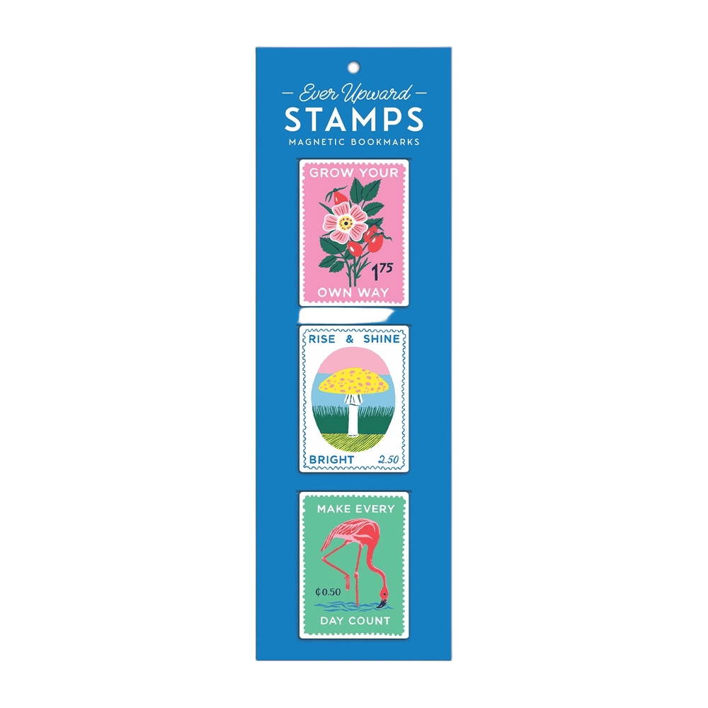 Galison Ever Upward Stamps Shaped Magnetic Bookmarks by Galison - ISBN: 9780735367388