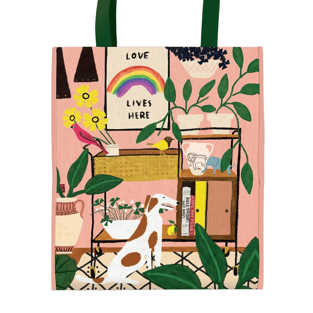 Out of Print Love Lives Here Reusable Tote by Out of Print - ISBN: 9780735372894