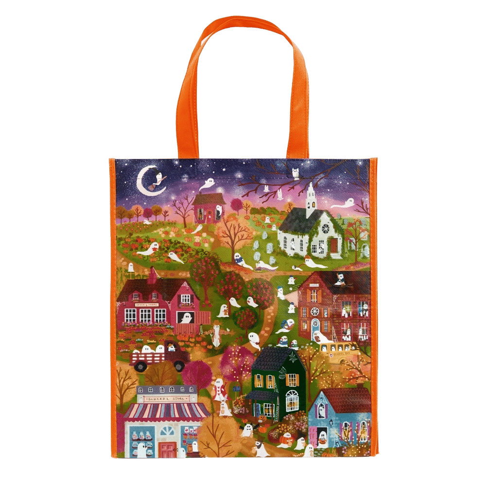 Out of Print Joy Laforme Spooky Village Reusable Shopping Bag by Out of Print - ISBN: 9780735386532