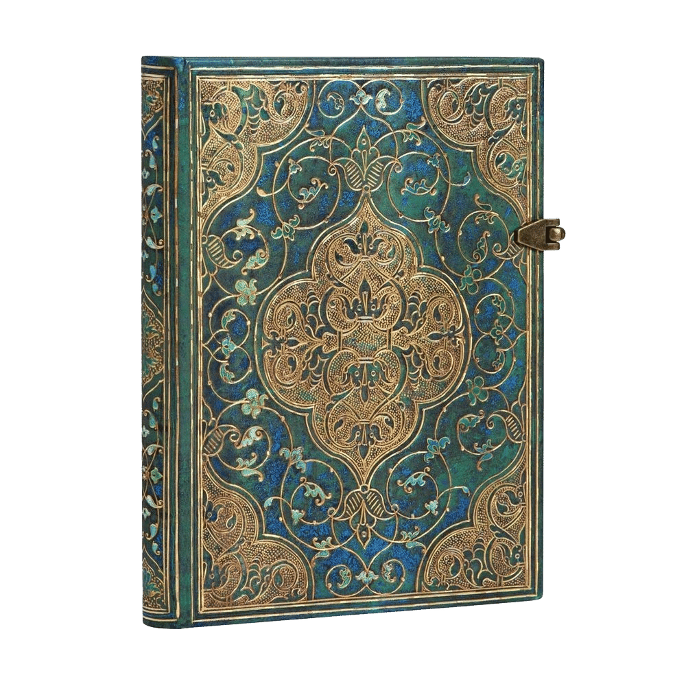 Paperblanks Turquoise Chronicles Midi Lined Hardcover Journal by Paperblanks - ISBN: 9781439732144