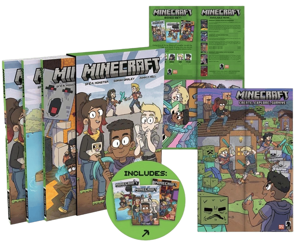 Minecraft Boxed Set (Graphic Novels) by Sfe R. Monster - ISBN: 9781506729015