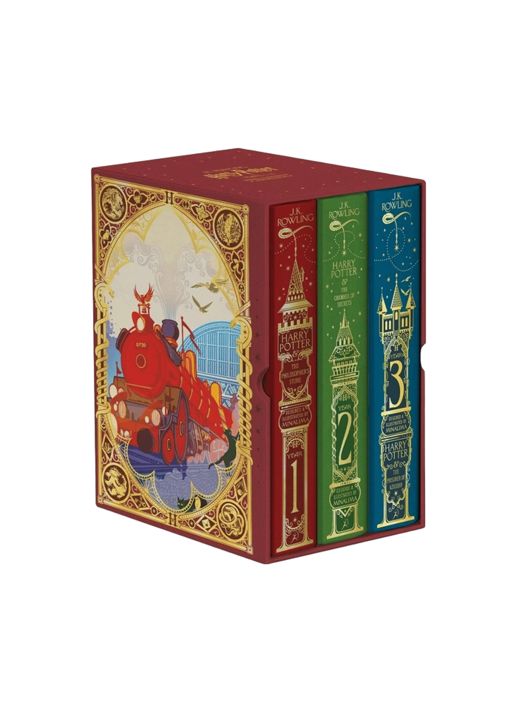 Harry Potter 1-3 Box Set: MinaLima Edition by J.K. Rowling - ISBN: 9781526680068