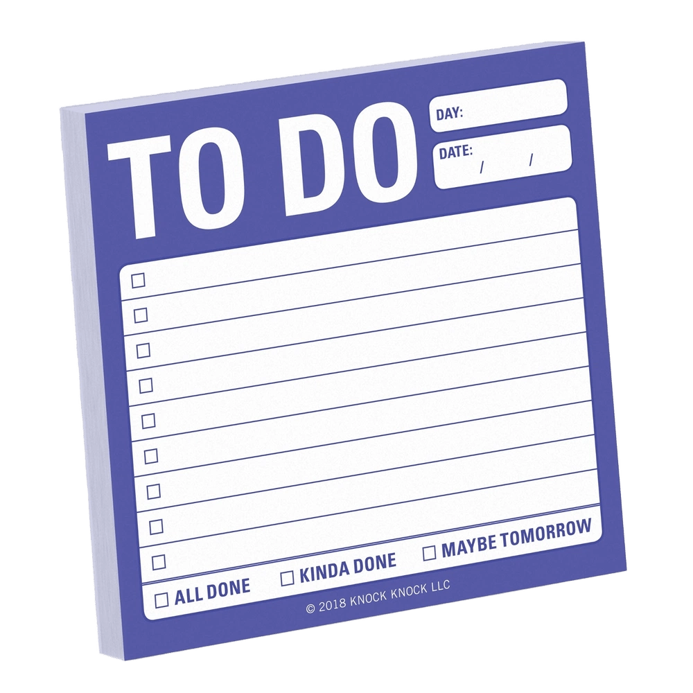 Knock Knock To Do Sticky Note by Knock Knock - ISBN: 9781683490463