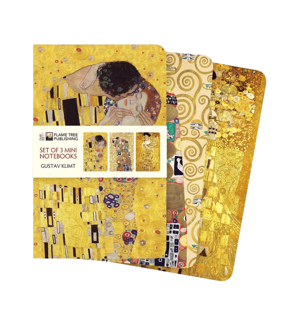 Flame Tree Studio Gustav Klimt Set of 3 Mini Notebooks by Flame Tree Studio - ISBN: 9781787559134