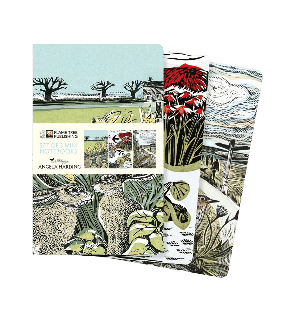 Flame Tree Studio Angela Harding Set of 3 Mini Notebooks by Flame Tree Studio - ISBN: 9781804171981