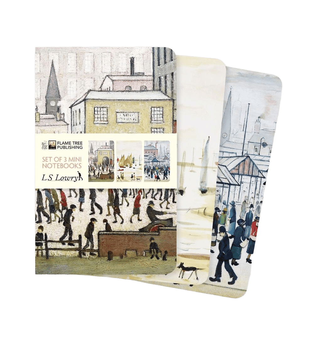 Flame Tree Studio L.S. Lowry Set of 3 Mini Notebooks by Flame Tree Studio - ISBN: 9781839642814