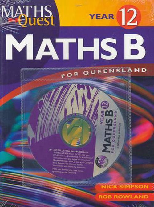 Maths Quest: Maths B Year 12 For Queensland By Simpson, Paperback ...