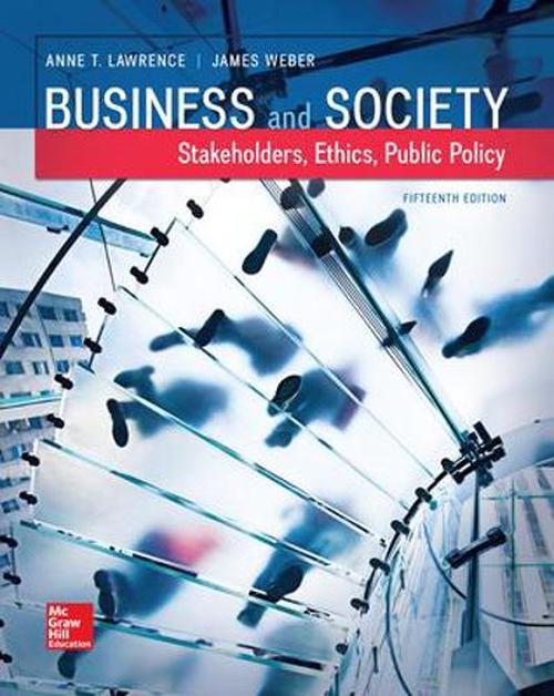 lawrence a t weber j 2011 business and society stakeholders ethics public policy 13th ed new york mc A t & weber, j (2011) business and society: stakeholders, ethics, public policy (13th ed) you think might emerge from dialogue between suncal and its. lawrence a t weber j 2011 business and society stakeholders ethics public policy 13th ed new york mc A t & weber, j (2011) business and society: stakeholders, ethics, public policy (13th ed) you think might emerge from dialogue between suncal and its.