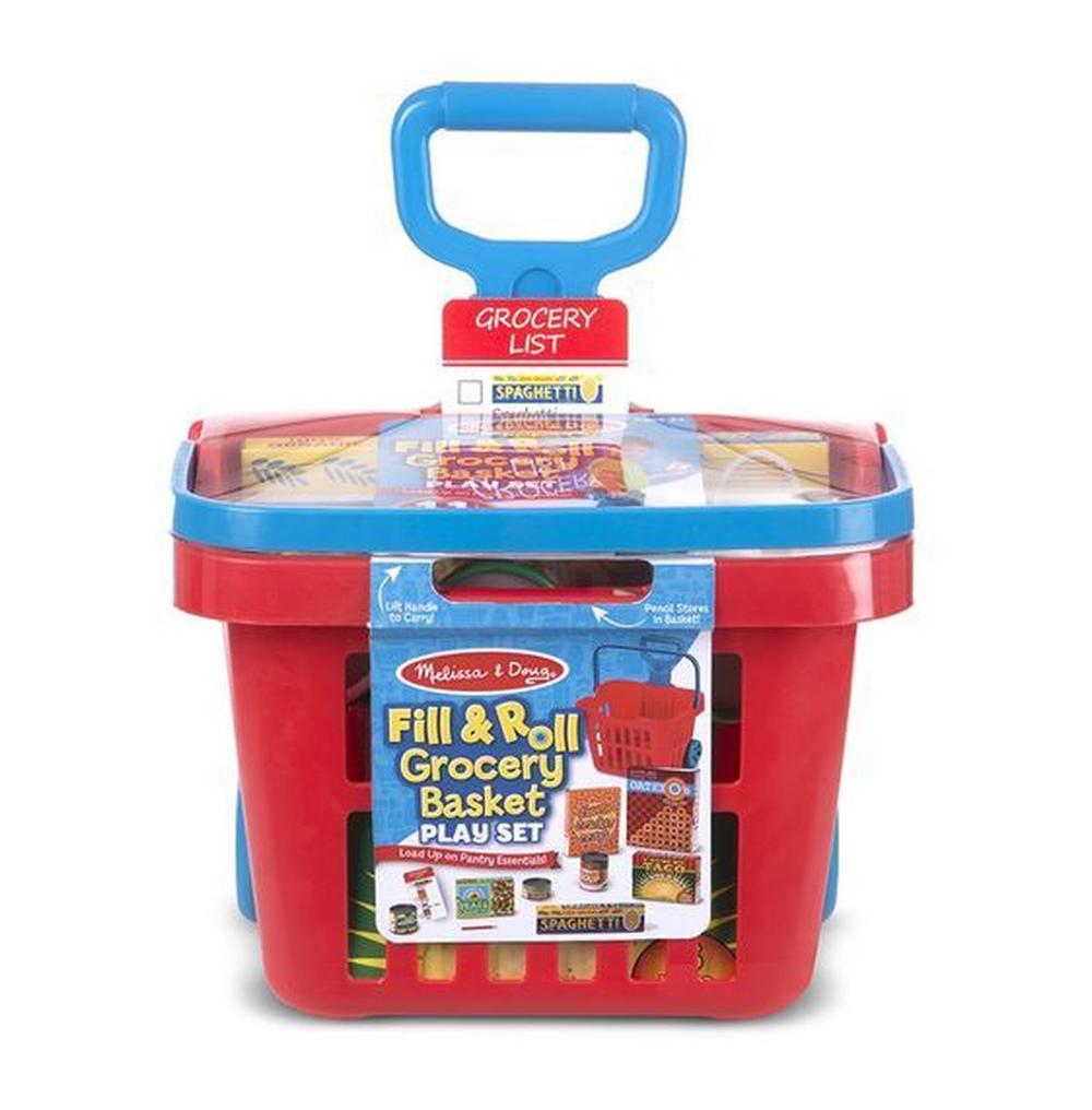 Fill & Roll Grocery Basket Play Set, 0000772040730