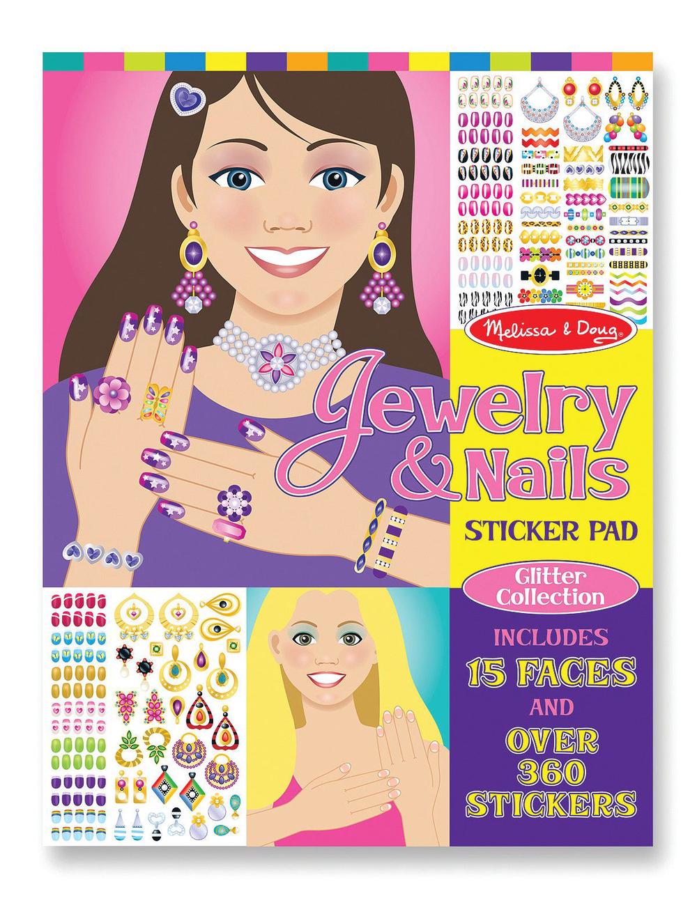 Melissa & Doug Jewelry & Nails Glitter Collection, 0000772042239