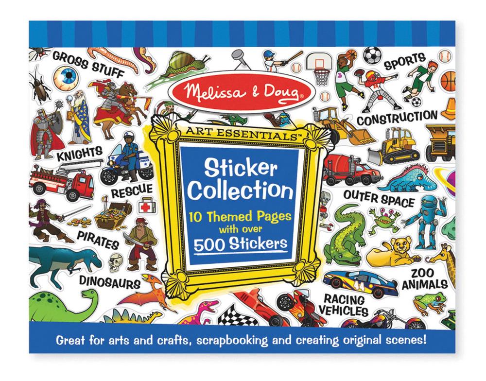 Melissa & Doug Sticker Collection - Blue, 0000772042468