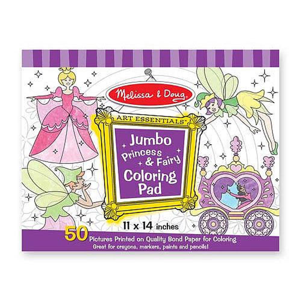 Melissa & Doug Jumbo Coloring Pad Princess Buy online at The Nile