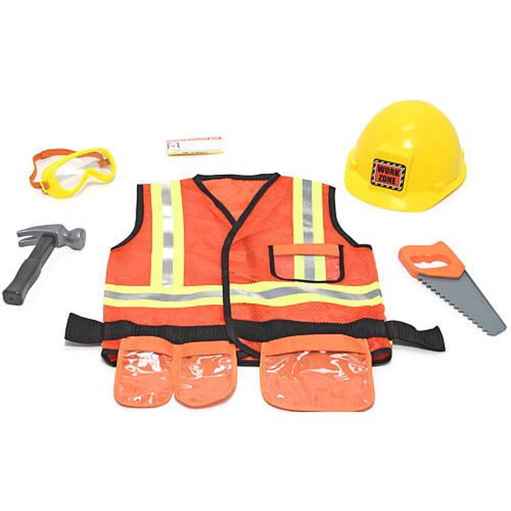 melissa and doug construction worker set