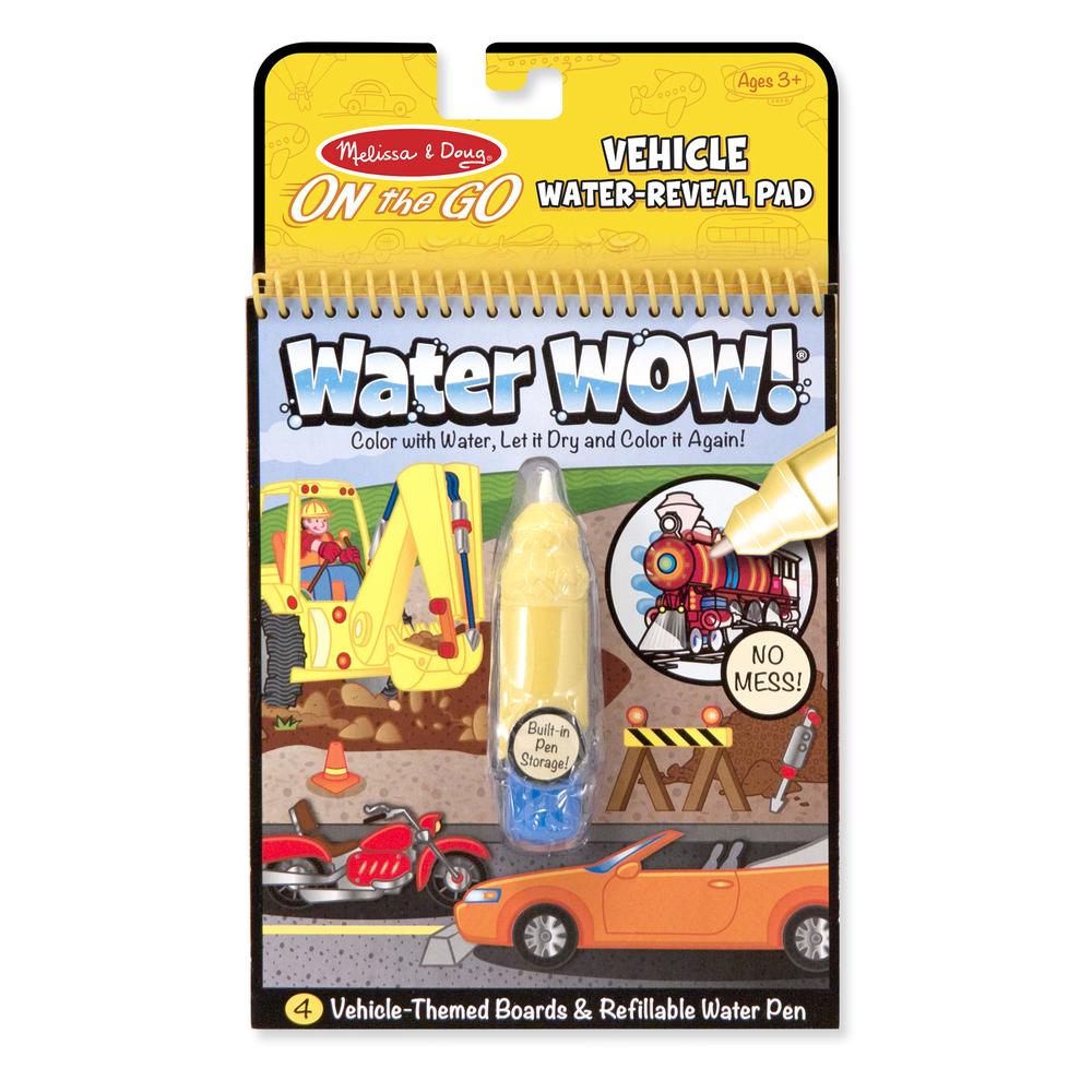 Melissa & Doug Water WOW!: On The Go Water Reveal Pad (Vehicles), 0000772053754