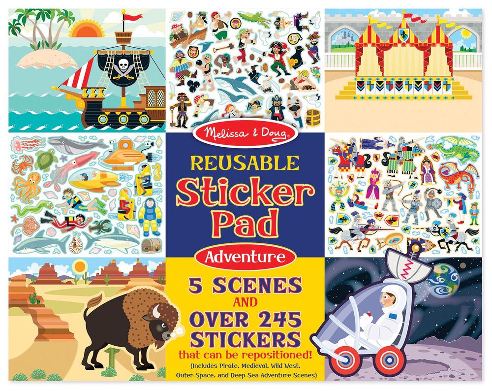 Reusable Sticker Pad (Adventure Pad), 0000772091152