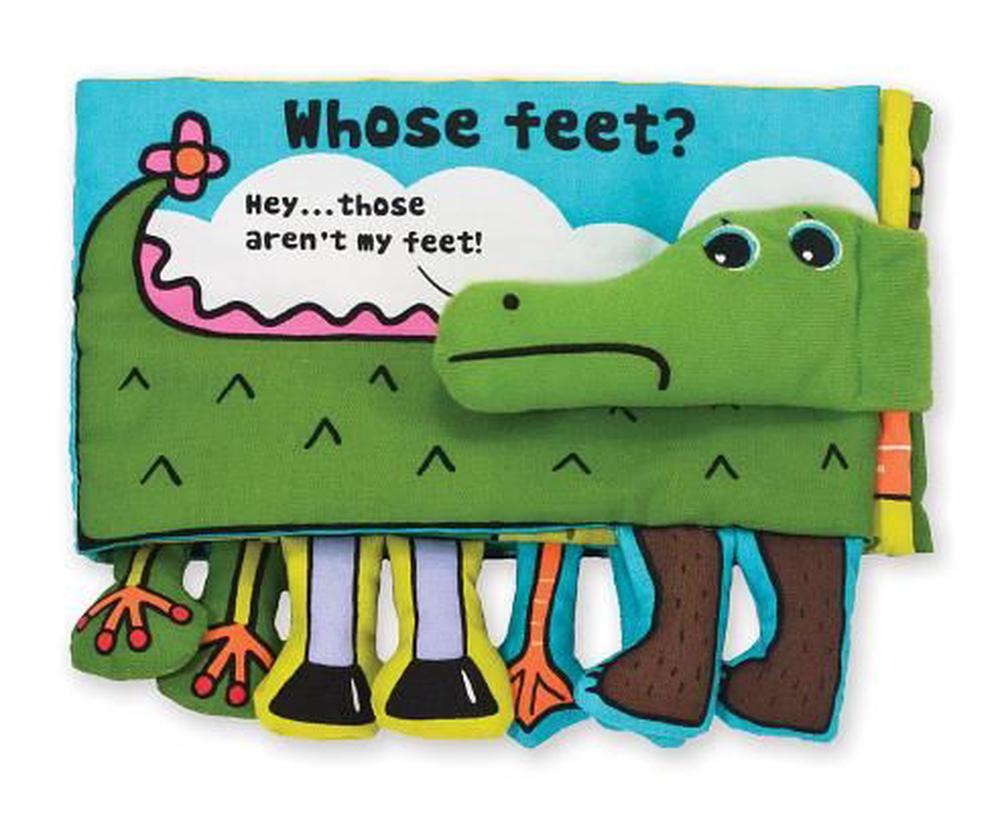 Melissa & Doug Soft Activity Book - Whose Feet?, 0000772092036