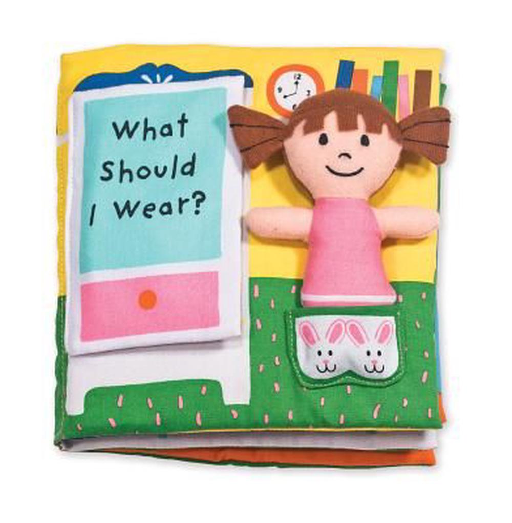 Melissa & Doug Soft Activity Baby Book - What Should I Wear?, 0000772092043