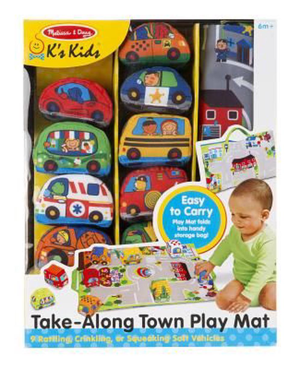 Melissa & Doug Take-Along Town Play Mat, 0000772092142