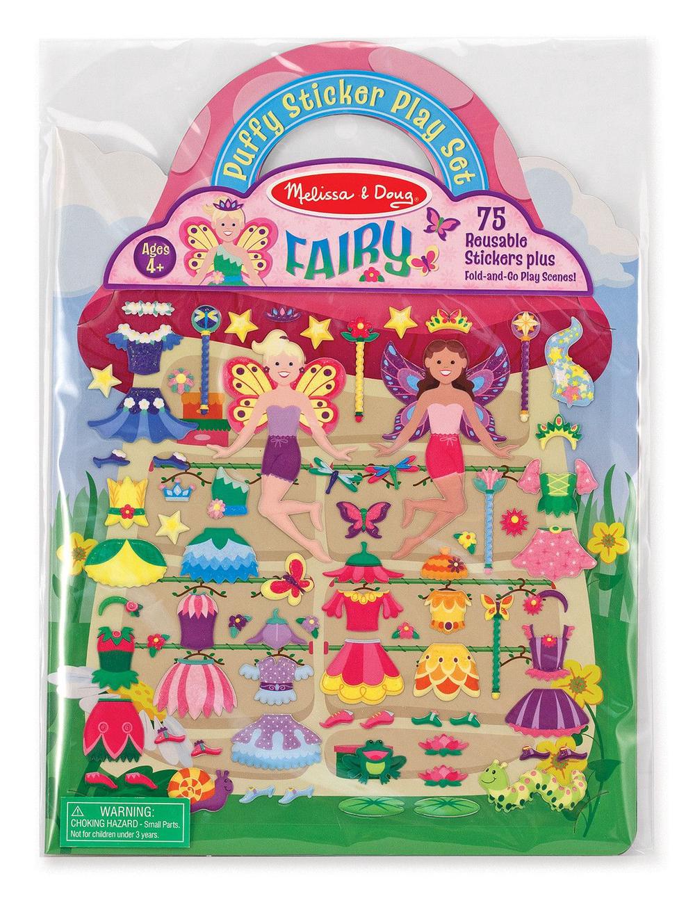 Reusable Puffy Sticker Play Set - Fairy, 0000772094146