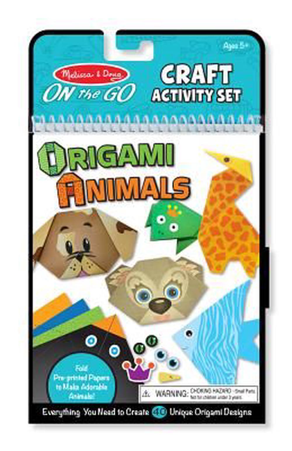 Melissa & Doug On The Go - Craft Set - Origami Animals, 0000772094429