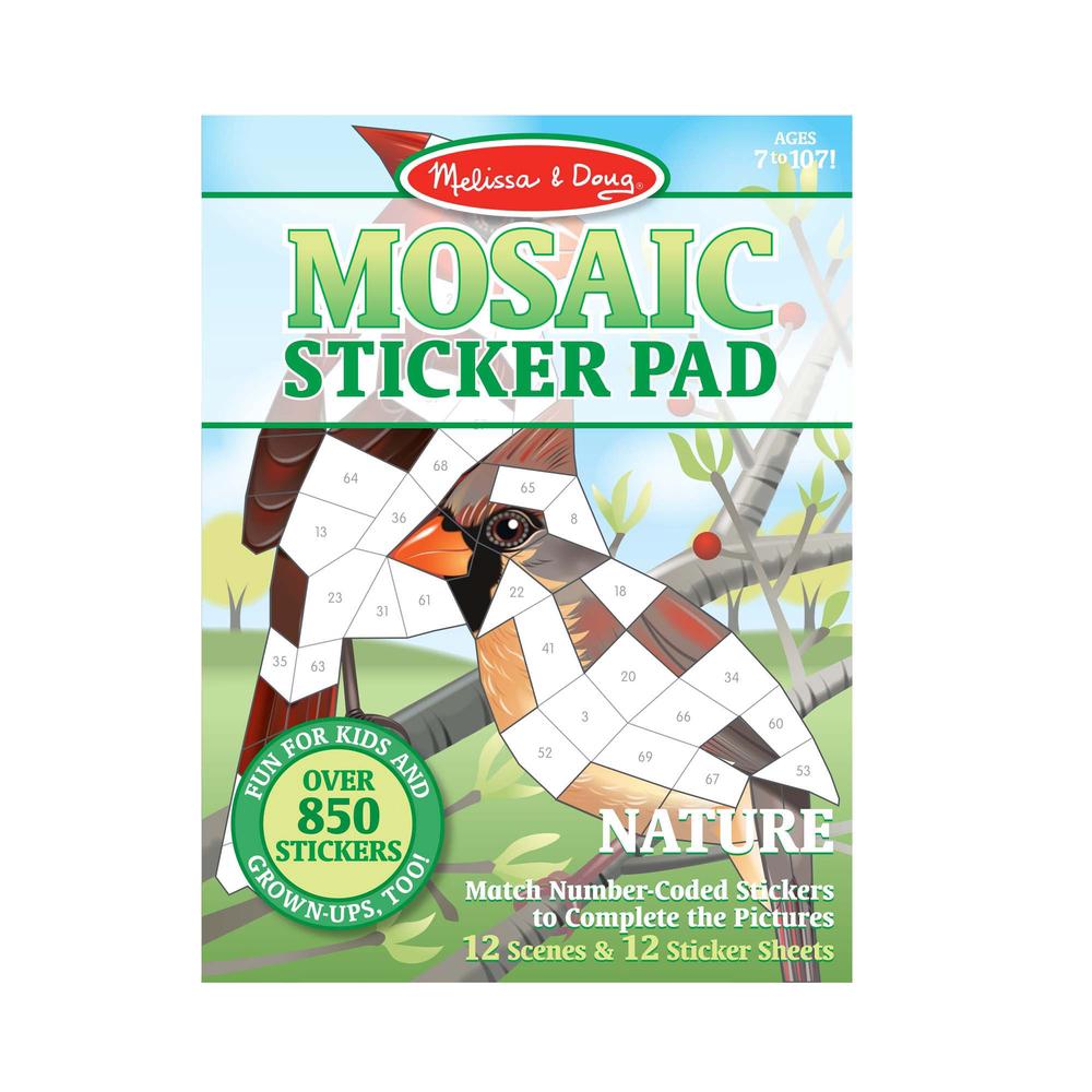 Mosaic Sticker Pad - Nature, 0000772301626