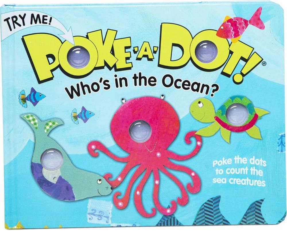 Melissa & Doug Poke-A-Dot: Who's in the Ocean Book, 0000772313421