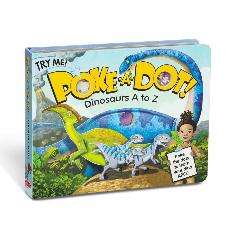 Melissa & Doug Poke-A-Dot - Dinosaurs A to Z Book, 0000772313476