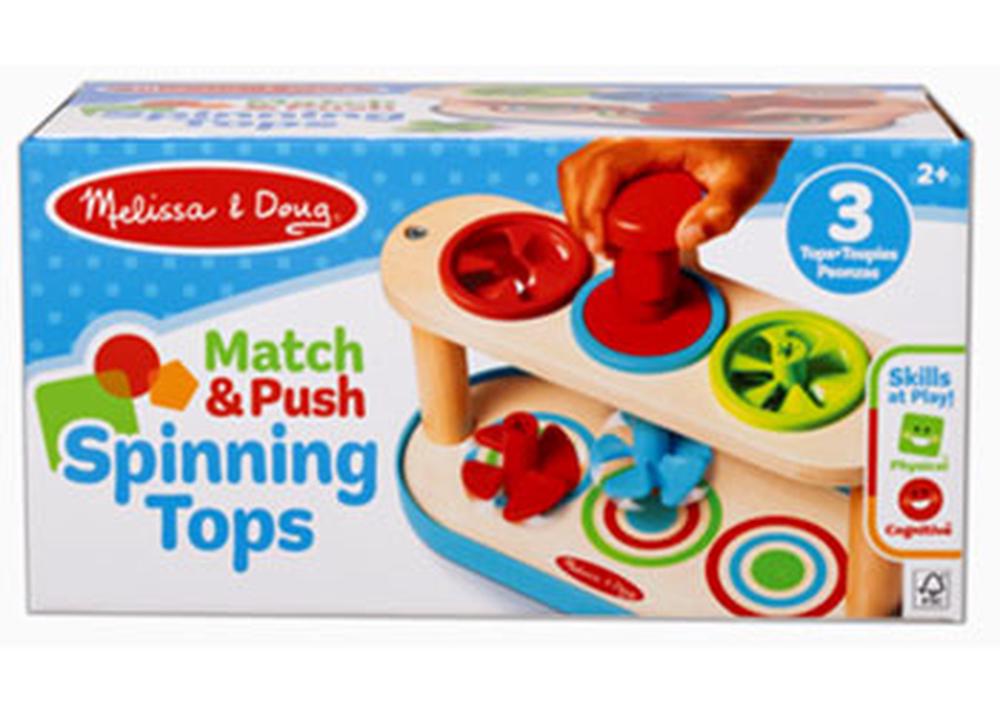 Match & Push Spinning Tops, 0000772318129