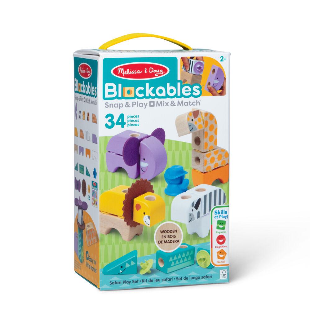 Melissa & Doug Blockables Safari Play Set by Melissa & Doug - ISBN: 0000772501712
