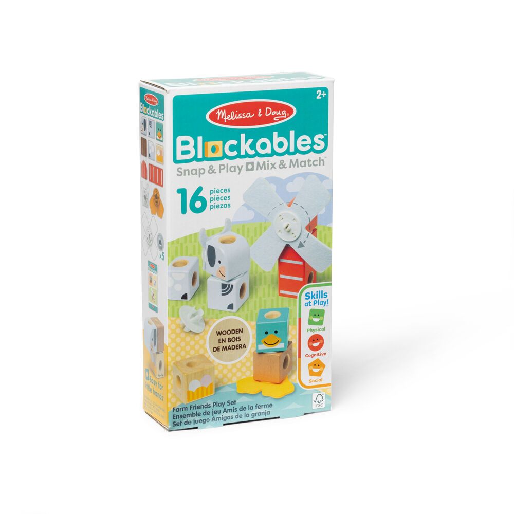 Melissa & Doug Blockables Farm Friends by Melissa & Doug - ISBN: 0000772504225