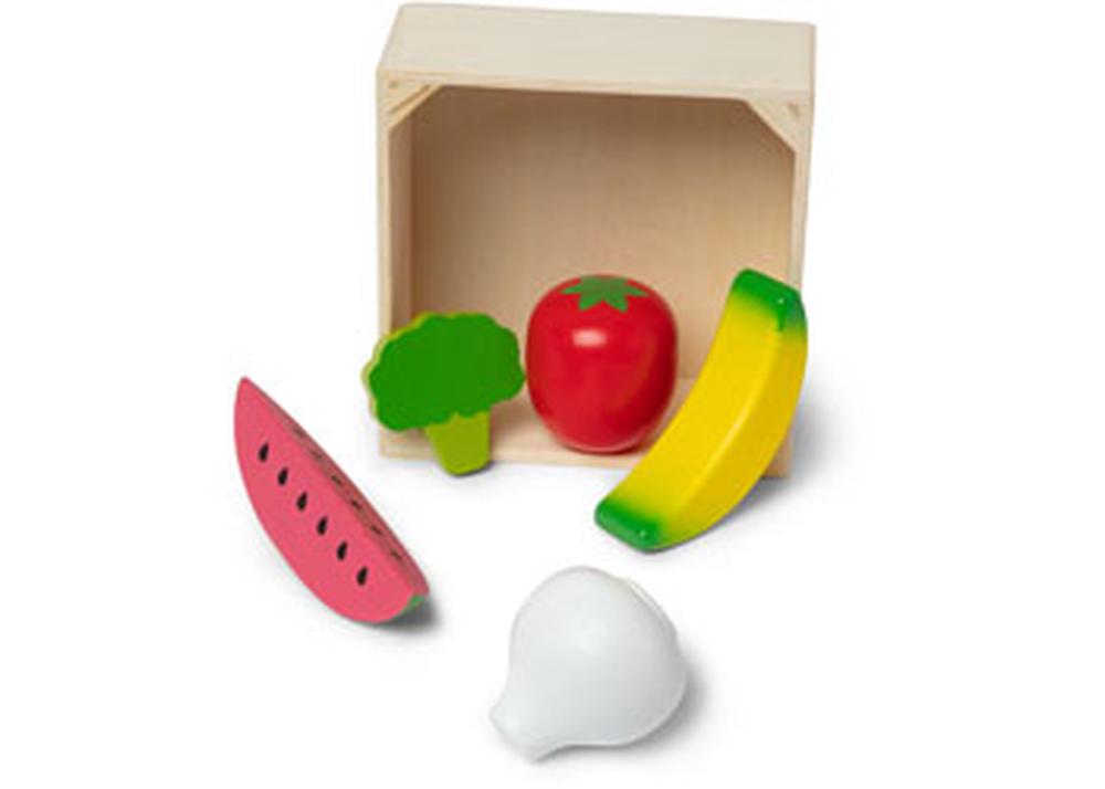 Melissa & Doug Wooden Food Groups Play Set (Produce), 0000772952095