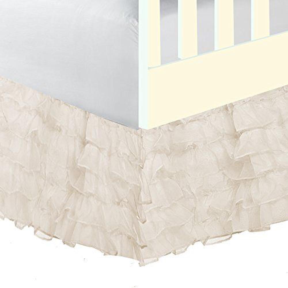 Babydoll Bedding Baby Doll Bedding Layered 5 Tiered Nuetral Crib