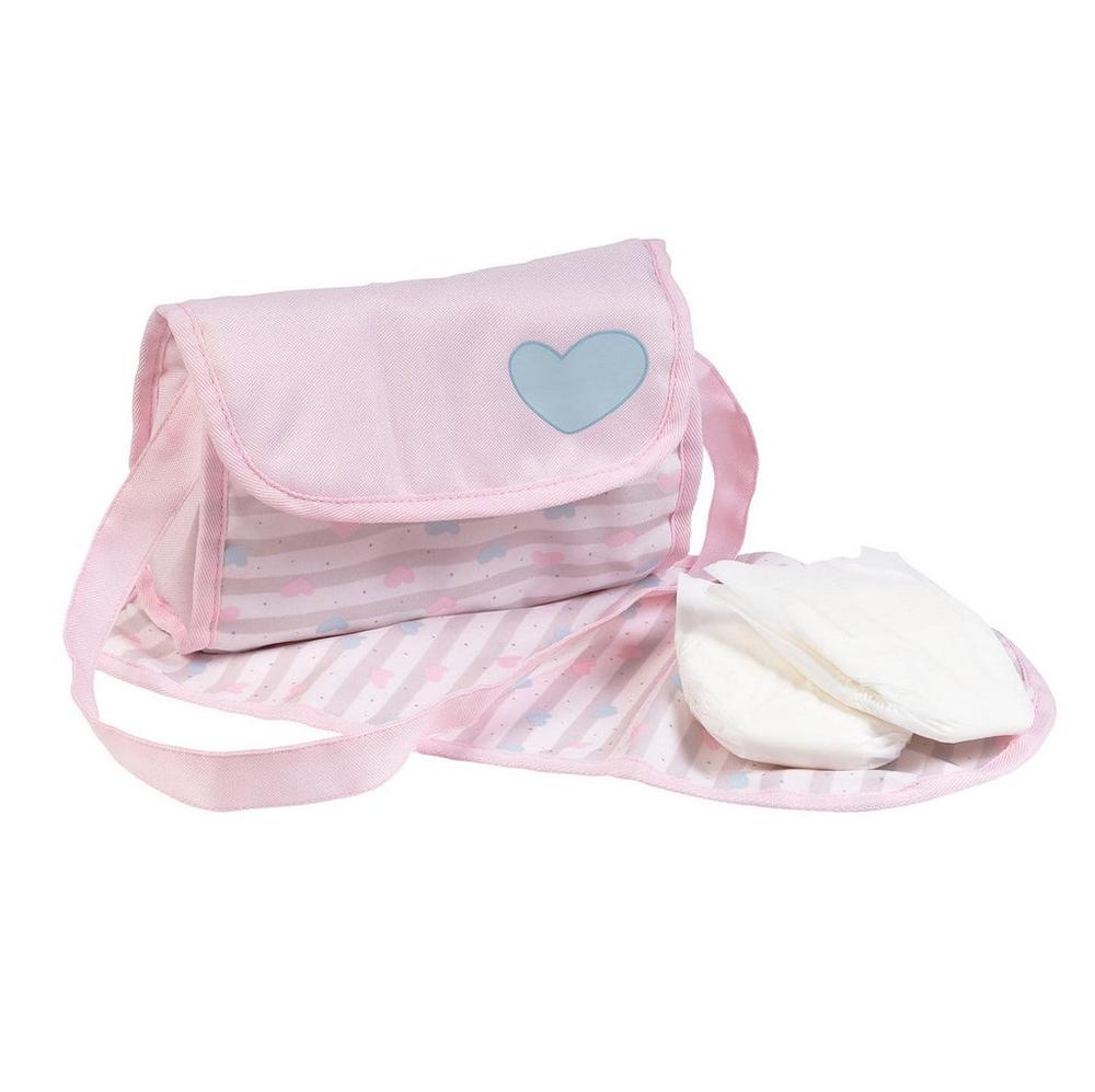 Classic Pastel Pink Diaper Bag, 0010475221237