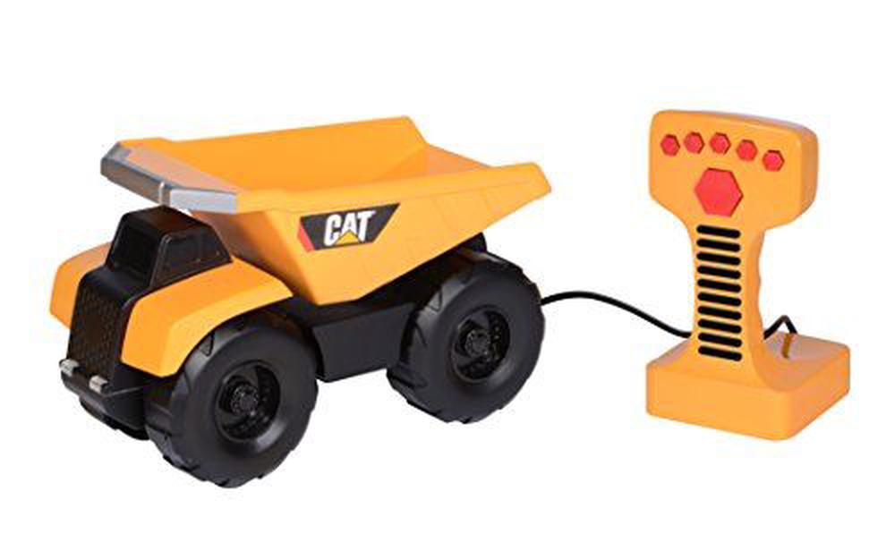 Toystate Toy State Caterpillar 9" Remote Control Dump Truck with Lights and Sounds (Styles May