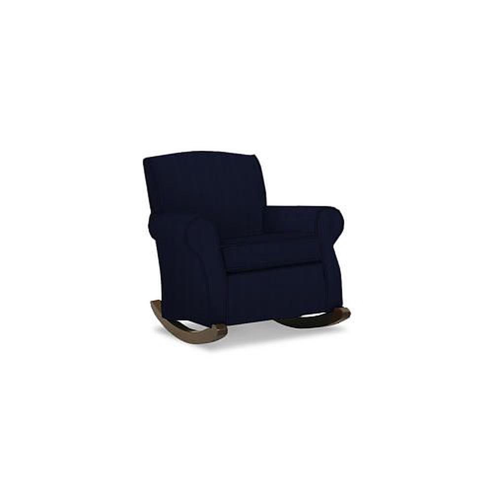 Klaussner Furniture Klaussner Kids Maddox Upholstered Rocking Chair Ranger Twill Indigo Buy Online At The Nile