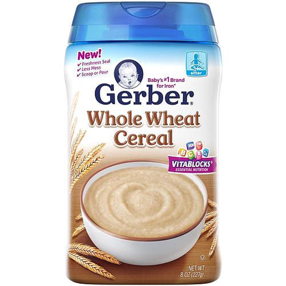 gerber whole wheat cereal
